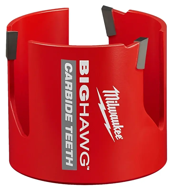 Milwaukee Big Hawg 3 In. Carbide Tipped 2.44 In. L Hole Saw