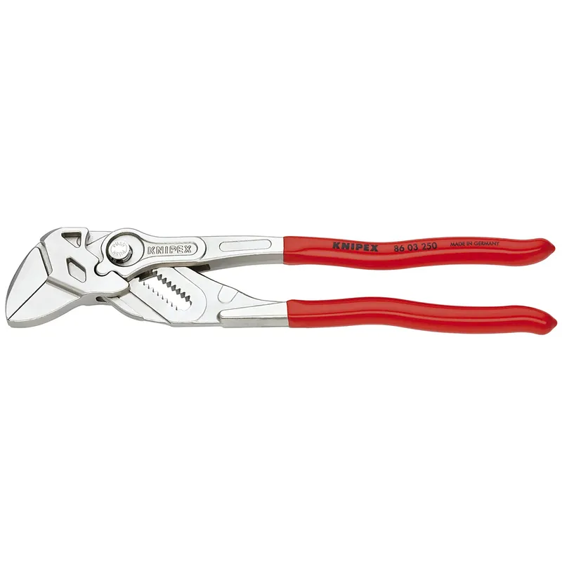 Knipex 10 In. Chrome Vanadium Steel Smooth Jaw Pliers Wrench