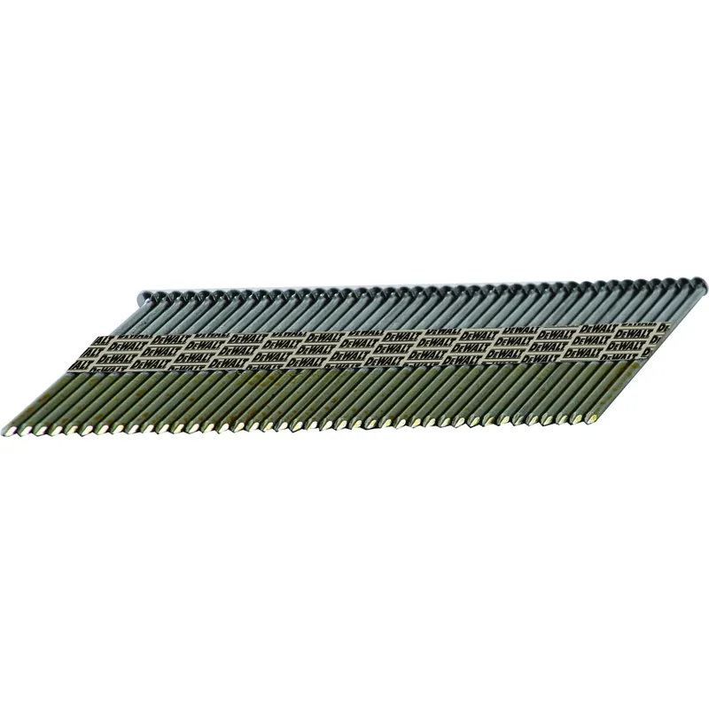 DeWalt 3-1/4 In. L Angled Strip Bright Framing Nails 30 Deg 2500 Pk