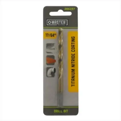 17/64 X 4-1/8 In. M7 Titanium Nitride Coated Drill Bit