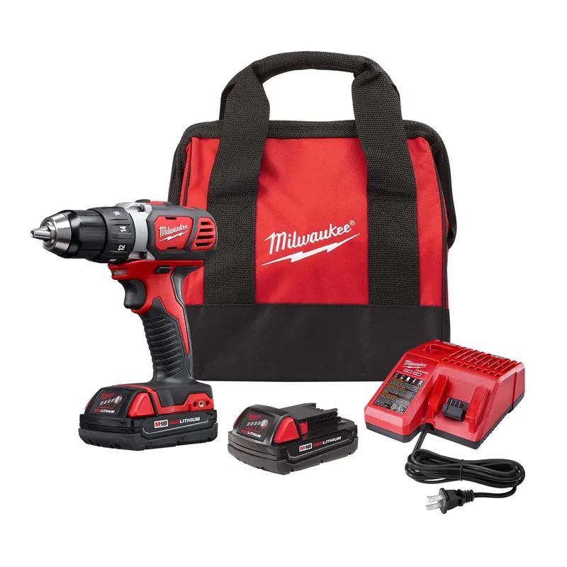 18-Volt Compact Driver/Drill Kit, 1/2 In., (2) Batteries & Charger