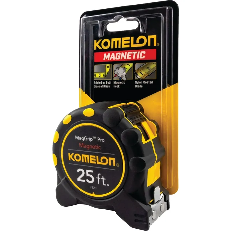 Komelon MagGrip Pro 25 Ft. L X 1 In. W Magnetic Tape Measure 1 Pk
