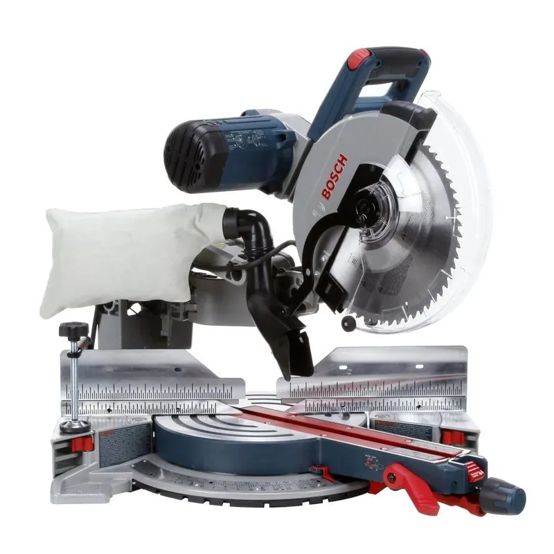 Glide Miter Saw, Dual Bevel, 15-Amp, 12 In.