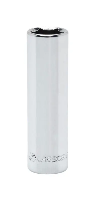 9 Mm X 1/4 In. Drive Metric 6 Point Deep Socket - Chrome Vanadium Steel
