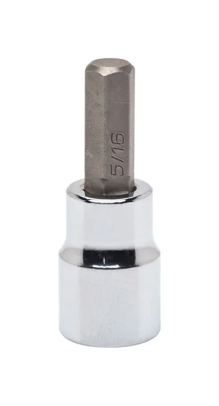6 Mm X 3/8 In. Drive Metric 6 Point Standard Hex Bit Socket