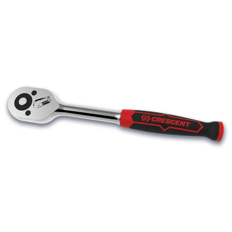 1/2 Inch Drive Alloy Steel Quick-release Ratchet With Dual Material Grip
