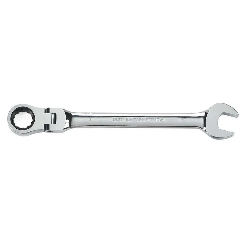 9/16 In. 12 Point Sae Flex Head Combination Wrench 7.5 In. Length