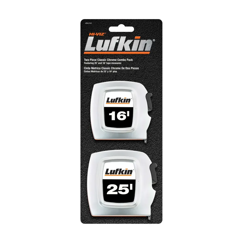 Crescent Lufkin 25 Ft. L X 1 In. W Tape Measure Set 1 Pk