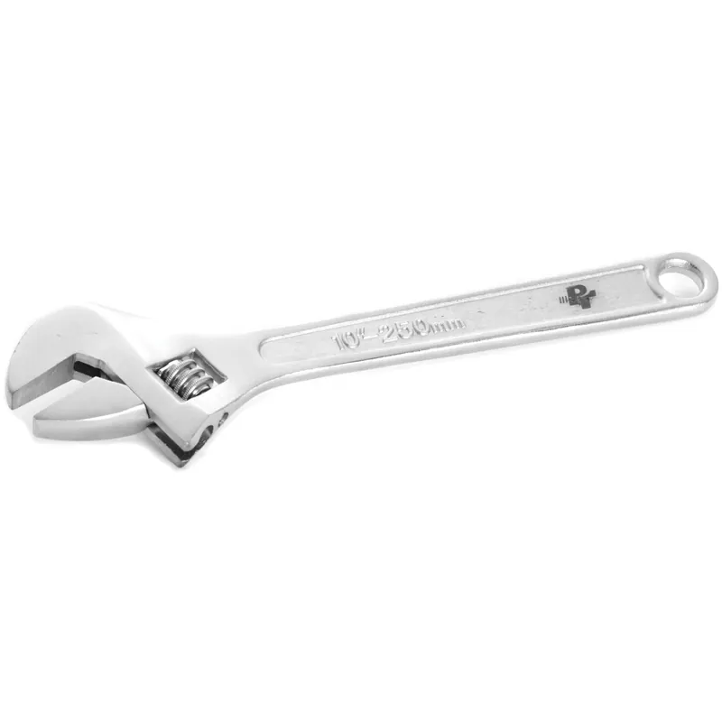 Adjustable Wrench 10 In. Length Alloy Steel 1-1/4 In. Jaw Opening