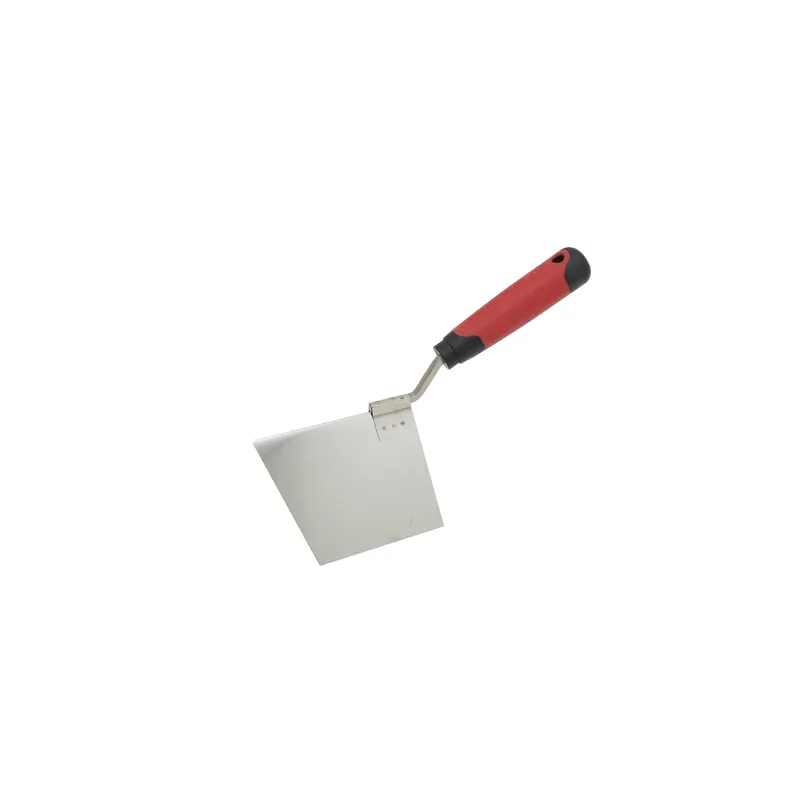 Stainless Steel Corner Trowel 5 In. With Comfort Grip Handle