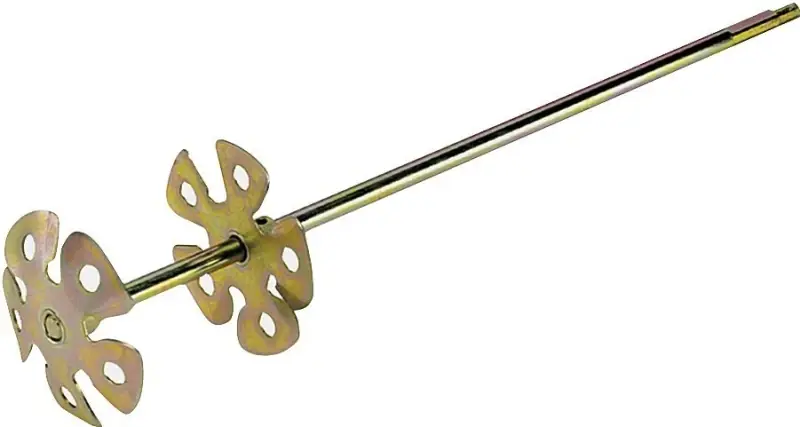Drywall & Paint Plated Steel 24 In. Mud Mixer With Adjustable Blades