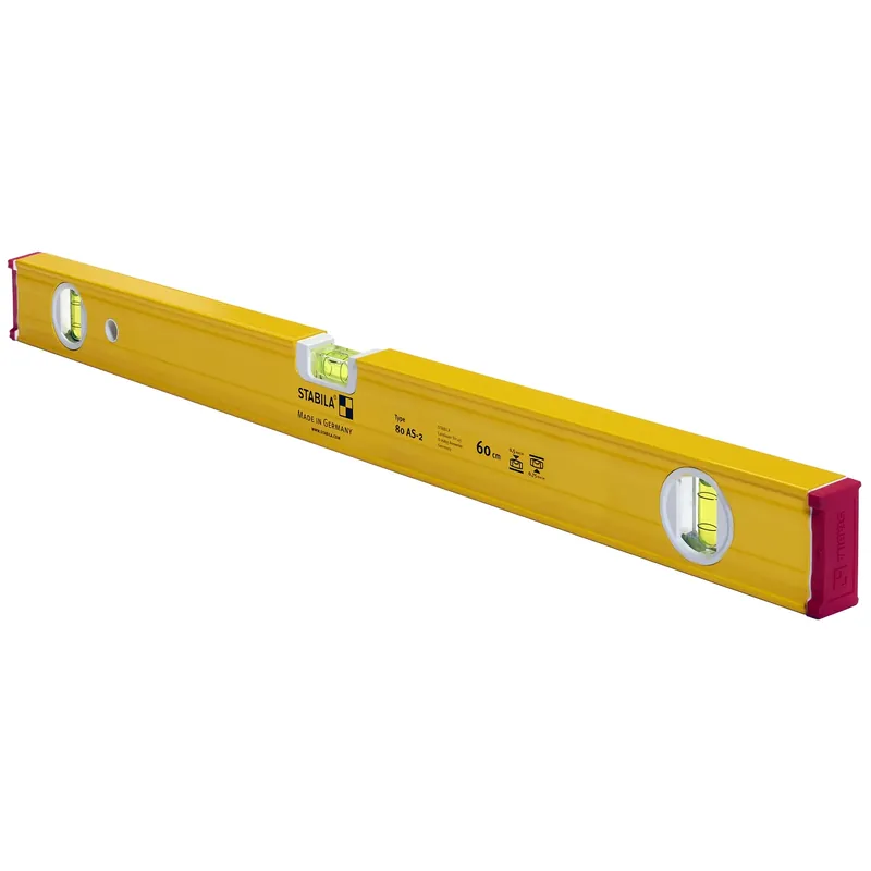 24 In. Type 80as-2 Slim Profile Box Level With 3 Vials