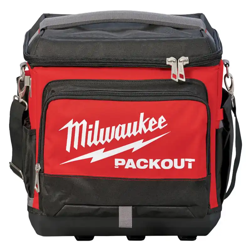 Packout 5-compartment Soft-side Cooler, 15.75" H X 11.81" W, Black & Red