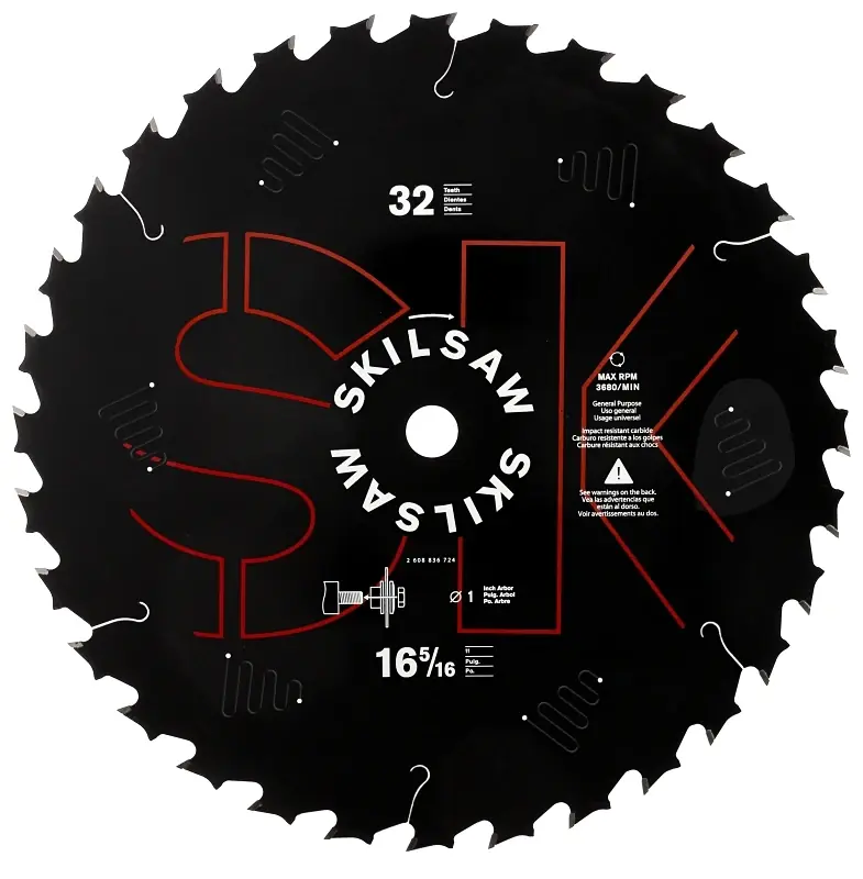 16-5/16 In. Diameter X 1 In. Arbor Carbide Tipped Circular Saw Blade 32 Teeth