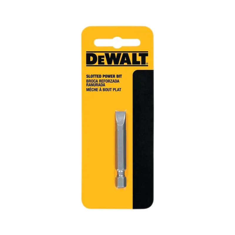 Slotted 6 2 In. Power Screwdriver Bit - Dw2015