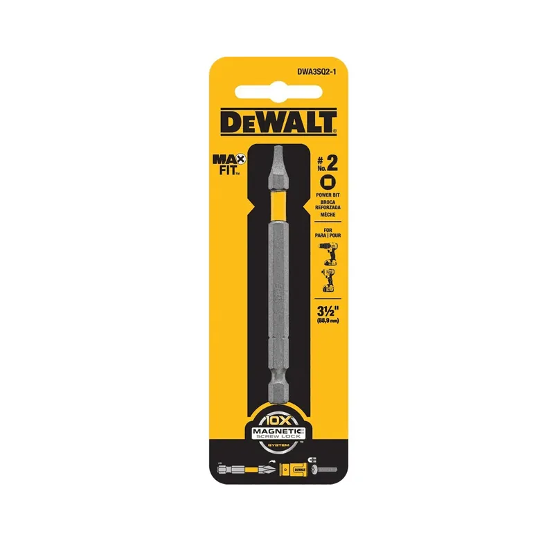 DeWalt MAXFIT Square 2 X 3-1/2 In. 31 L Power Bit S2 Tool Steel 1 Pc