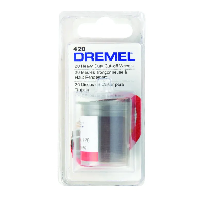 Dremel 15/16 In. D X 1/8 In. X 0.04 In. Thick Aluminum Oxide Metal Cut-Off Wheel 20 Pk