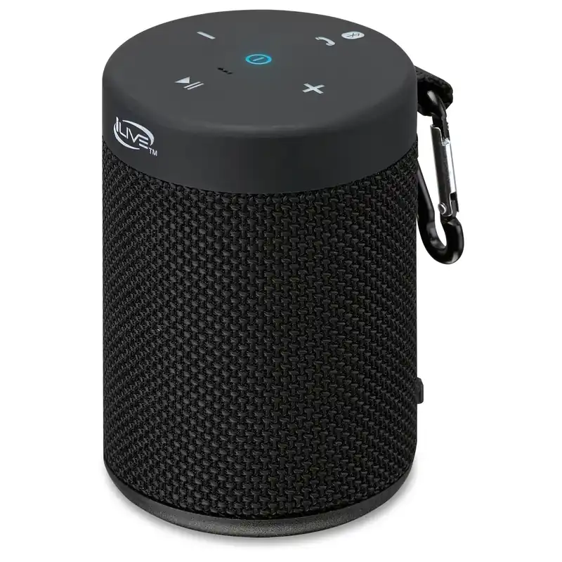 Waterproof Wireless Bluetooth Speaker, IPX5, Black