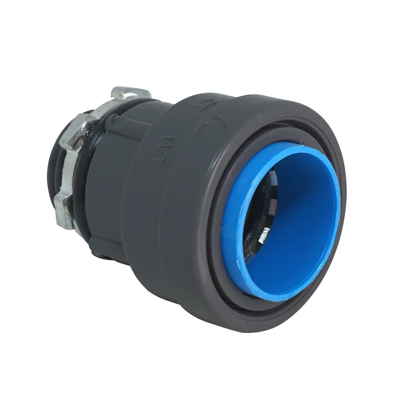 SimPush 1/2 In. D PVC Box Connector For Type B 5 Pk