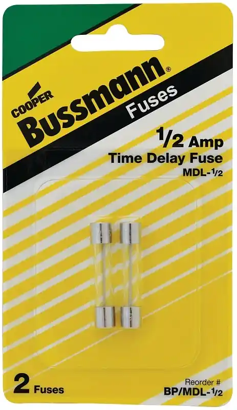 Bussmann 0.5 Amps Time Delay Fuse 2 Pk