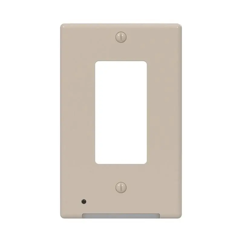 Westek Lumicover Almond 1 Gang Plastic Nightlight Wall Plate