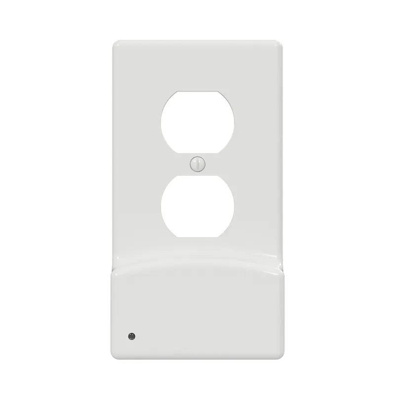 Westek LumiCover White 1 Gang Plastic Duplex USB Nightlight Wall Plate 1 PK