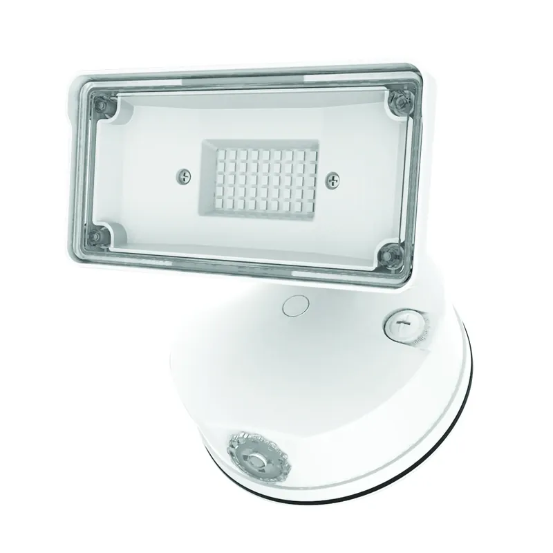 Square Head LED Outdoor Flood Light, Adjustable Brightness, White
