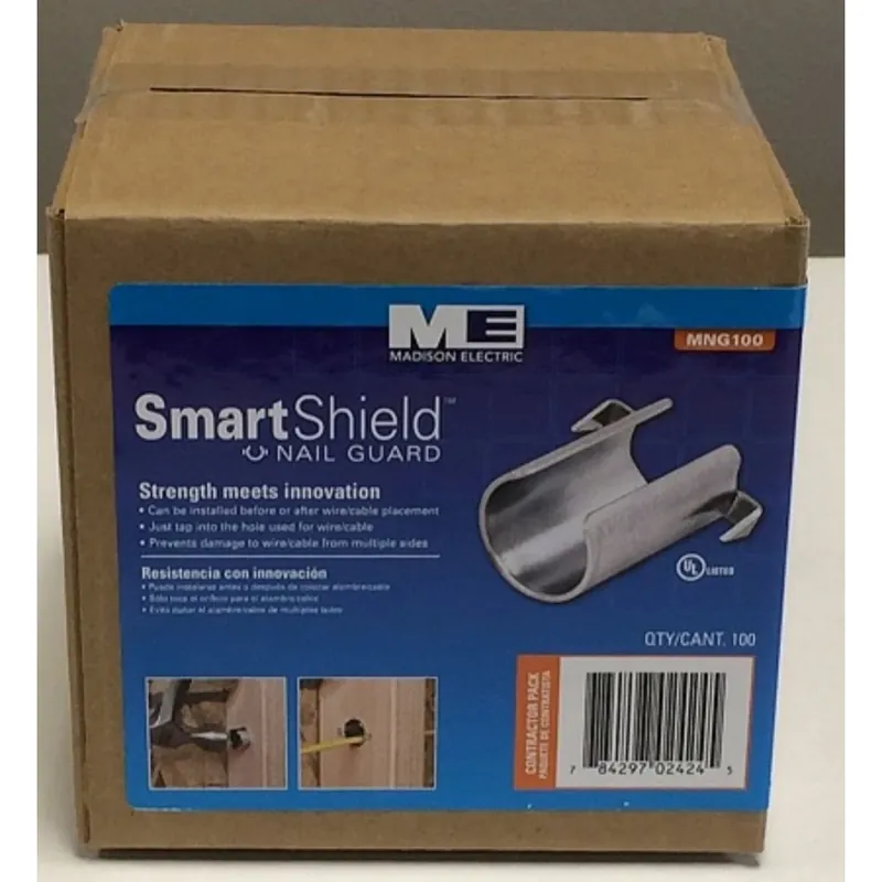 Madison Electric Smart Shield 1 In. L Nail Guard 100 Pk