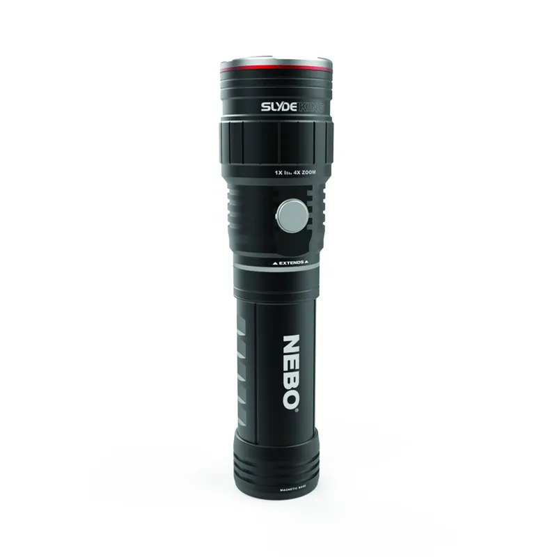 Slyde King 500 Lumen Rechargeable Led Flashlight With Adjustable Zoom