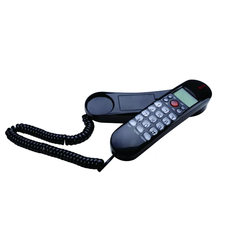 1 Handset Analog Telephone With Caller Id - Black