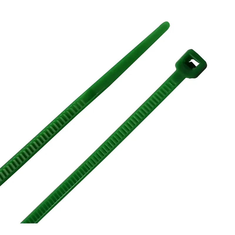 Home Plus 4 In. L Green Cable Tie 100 Pk