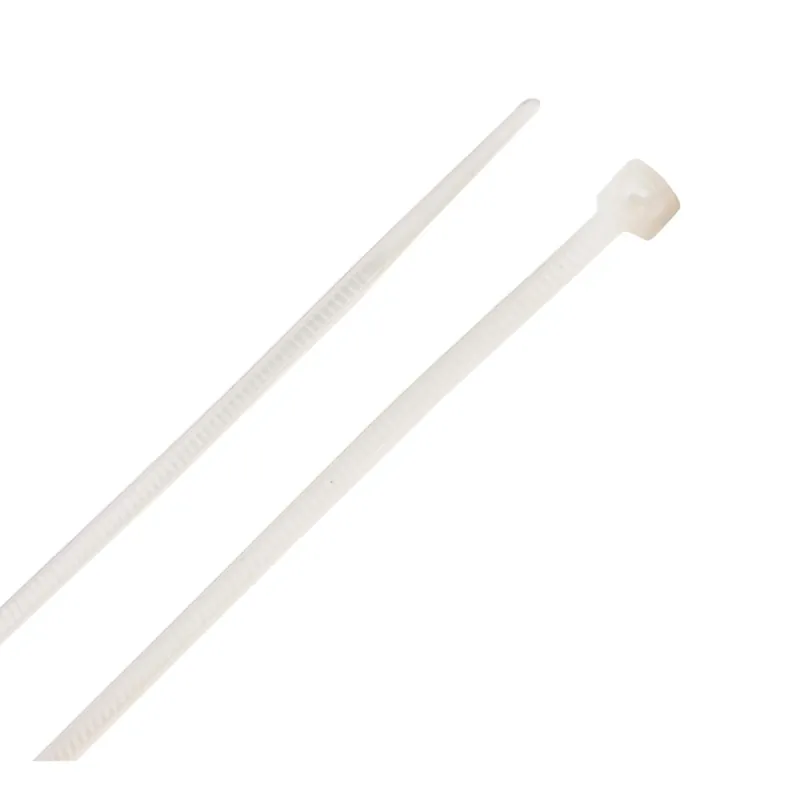 Home Plus 4 In. L White Cable Tie 100 Pk