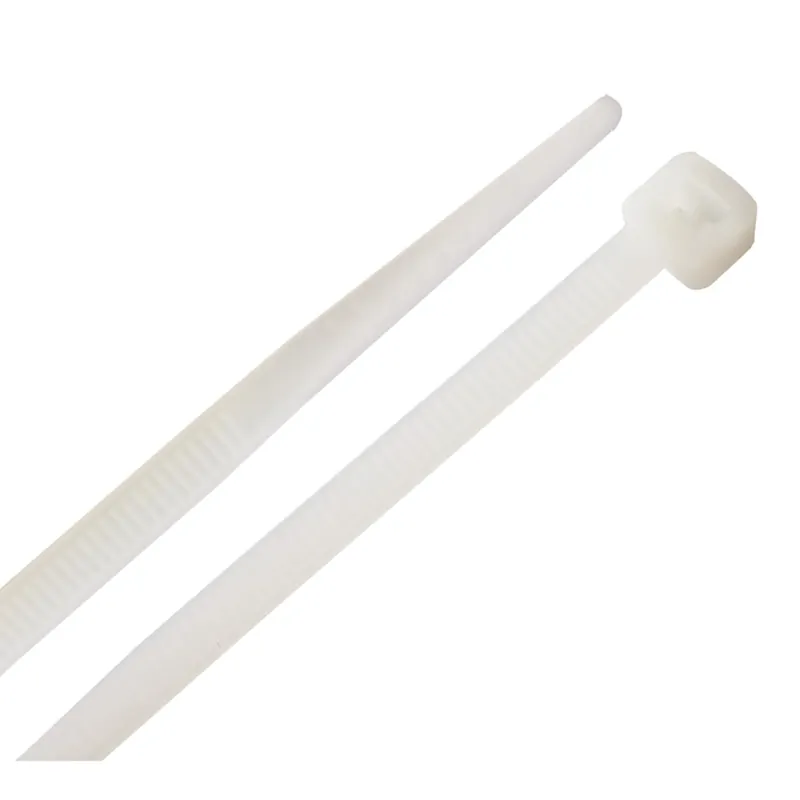 Home Plus 14.5 In. L White Cable Tie 100 Pk