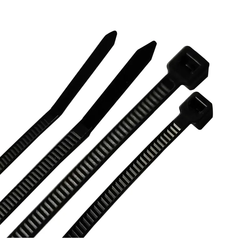 Steel Grip 4 And 8 In. L Black Cable Tie 200 Pk