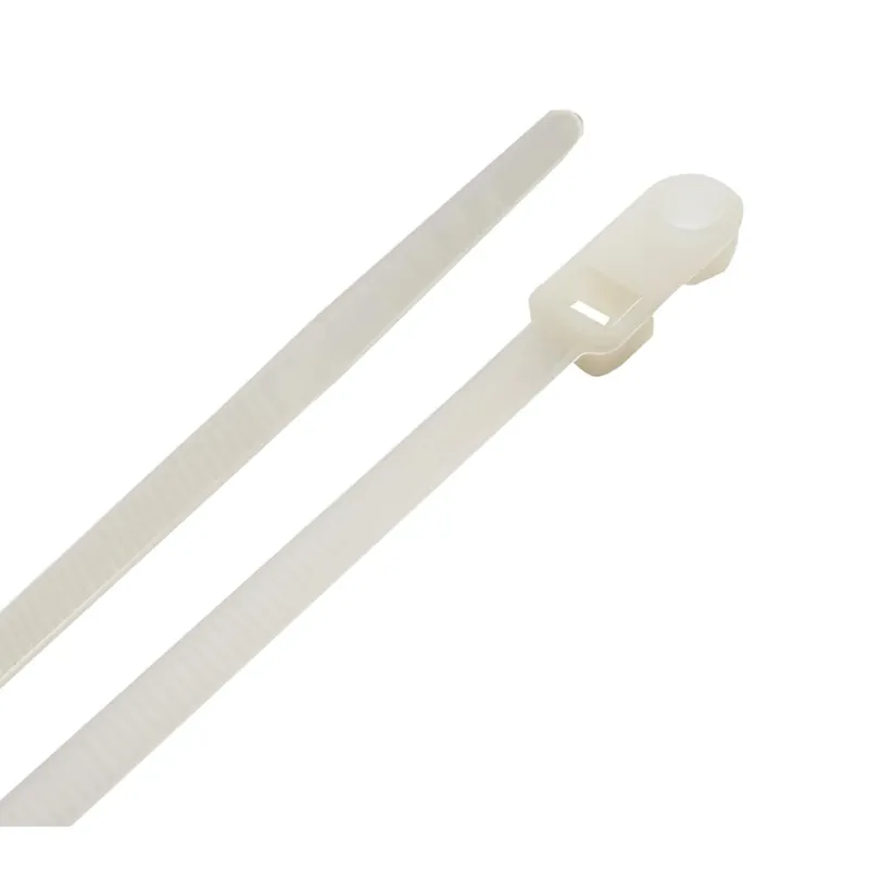 Steel Grip 8 In. L White Cable Tie 100 Pk