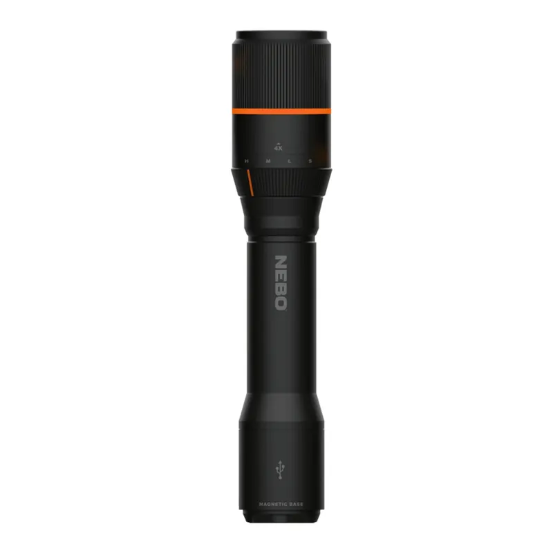 Davinci 2000 Lumen Rechargeable LED Flashlight, 4 Light Modes