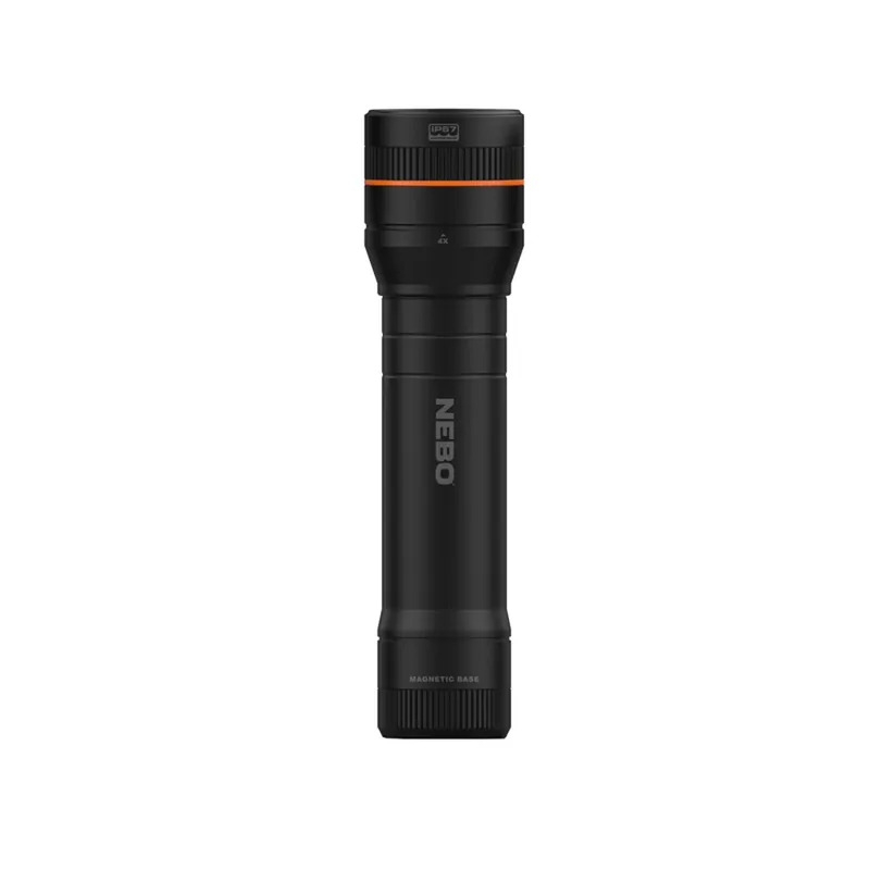 Newton 1000 Lumen LED Flashlight, Zoom & 4 Light Modes, Waterproof, Batteries Included
