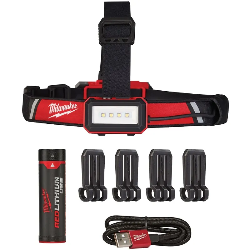 600 Lumen Led Redlithium Usb Rechargeable Low-profile Headlamp