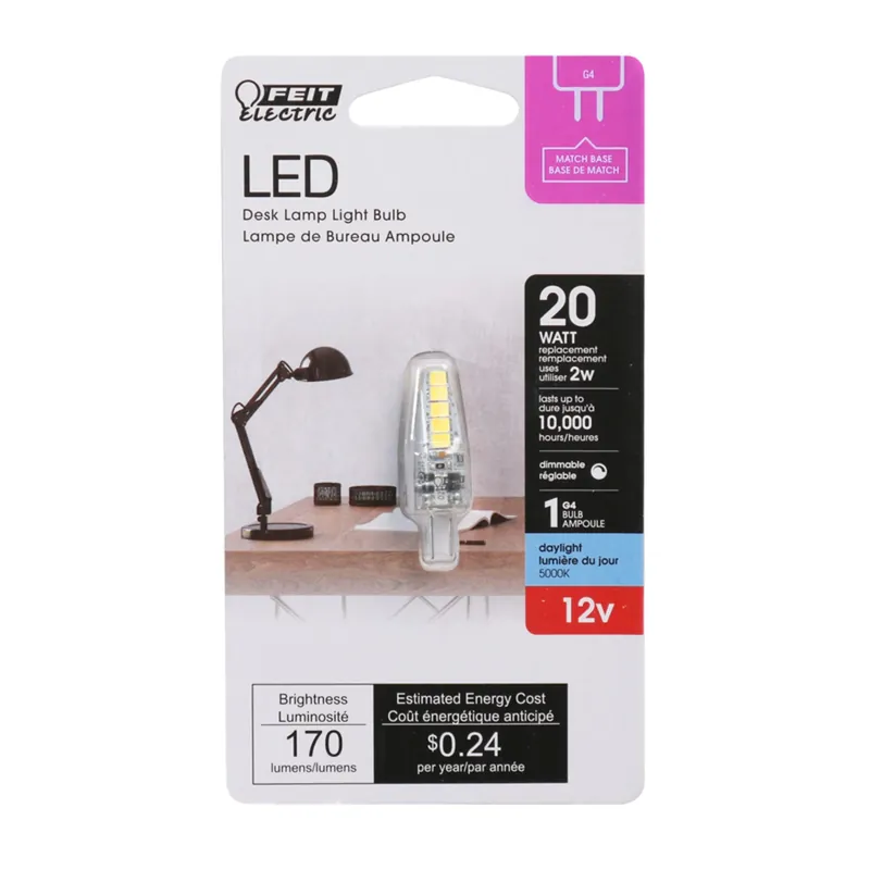 Feit T4 G4 LED Bulb Daylight 20 Watt Equivalence 1 Pk