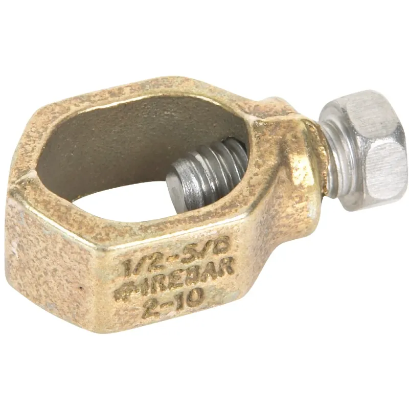 Erico 1/2-5/8 In. Copper Ground Clamp 1 Pk