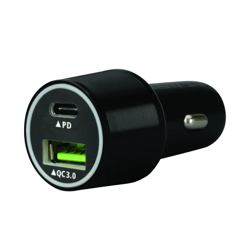 Fabcordz 2 Port USB A/C Car Charger 1 Pk