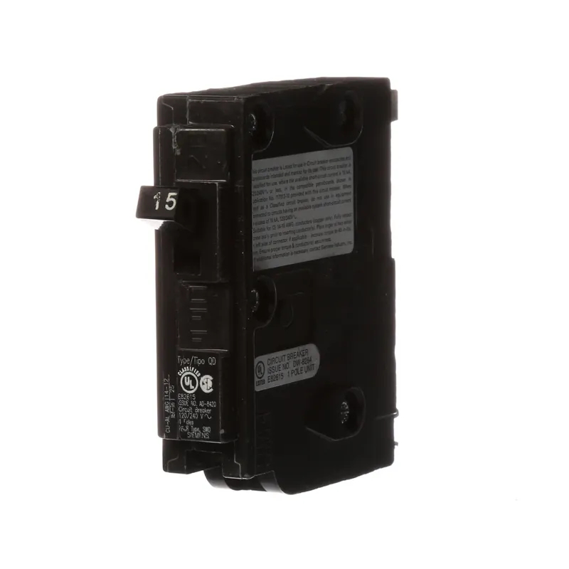 15 Amp Single Pole Type Qd Circuit Breaker - Model D115