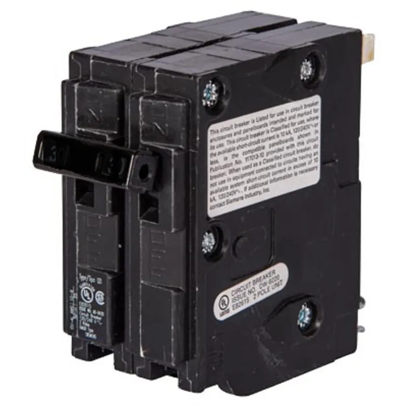 20 Amp 2-pole Type Qd Circuit Breaker D220 For Indoor/outdoor Use