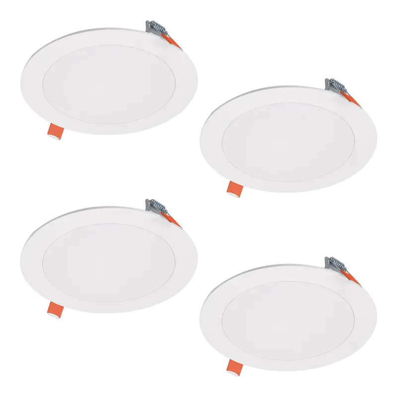 3008722 6 In. 10.1W HLB Lite LED Recessed Direct Mount Light Trim - Matte White