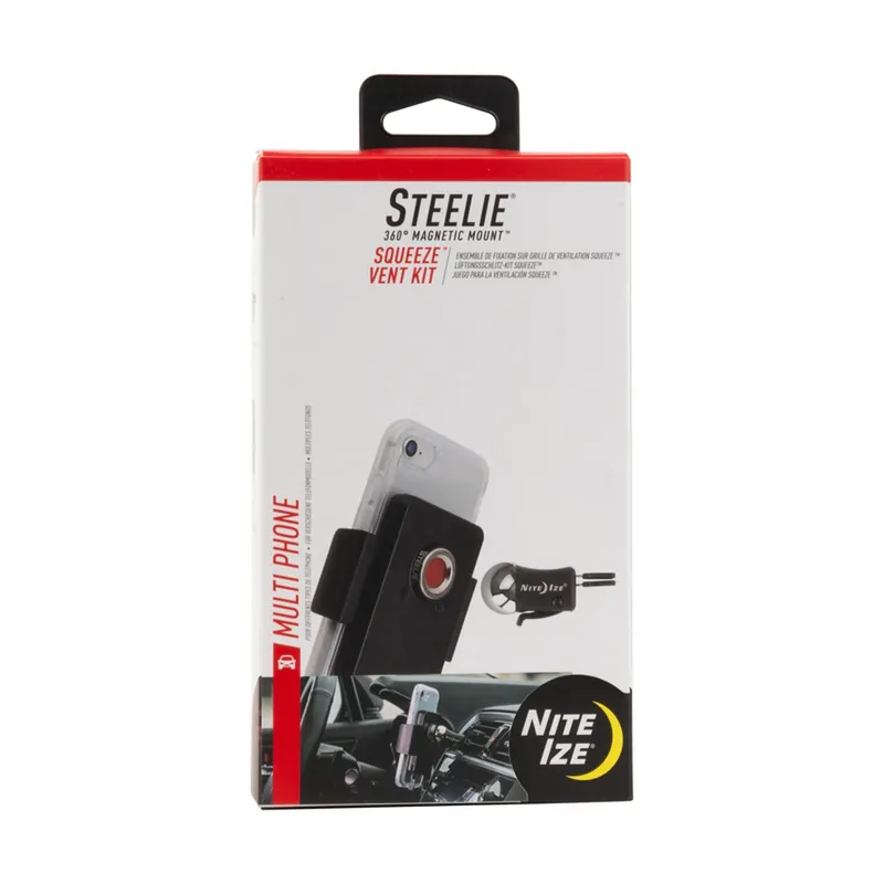 Nite Ize Black/Gray Squeeze Vent Kit For MagSafe Phones, Cases And Wireless Chargers 1 Pk