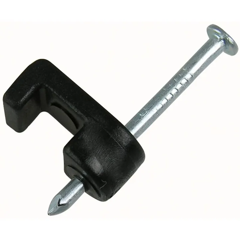 3/16 In. Black Polyethylene Low-Volt Staples (25-Pack)