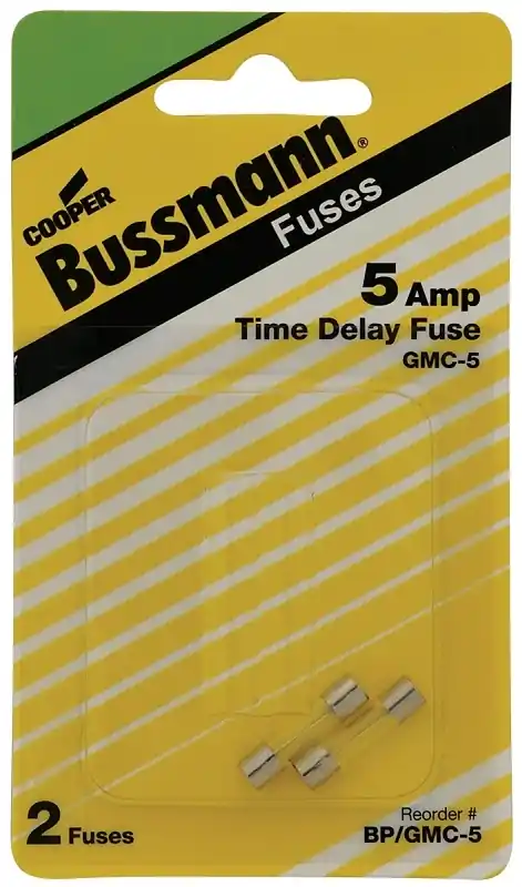 Bussmann 5 Amps Time Delay Fuse 2 Pk