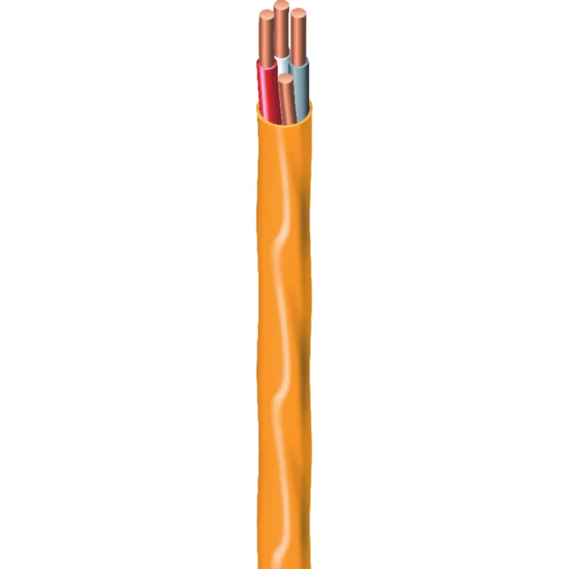 50 Ft. 10/3 Solid Orange Nm-b Electrical Wire, Copper Conductors