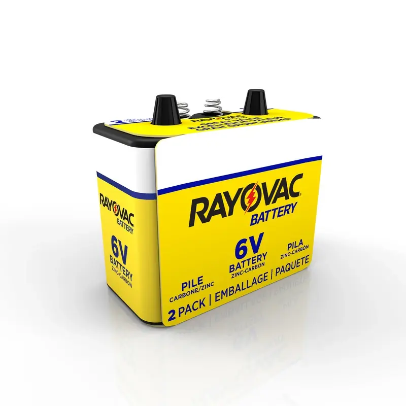 Rayovac Zinc Carbon 6-Volt 6 V 8.5 MAh Lantern Battery 2 Pk