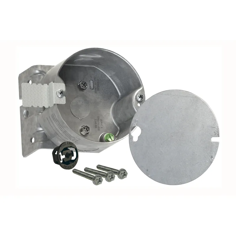 Octagon Electrical Box, FA Bracket, 4 X 2-1/8 In. Deep